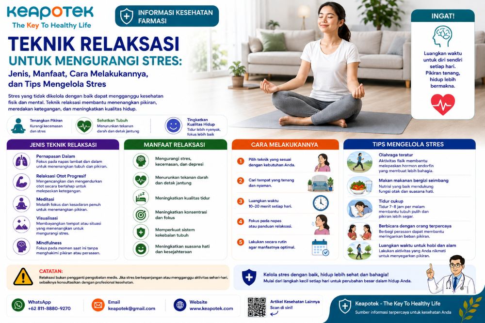 Teknik Relaksasi untuk Mengurangi Stres