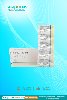 Glimepiride 3 mg Novell / strip