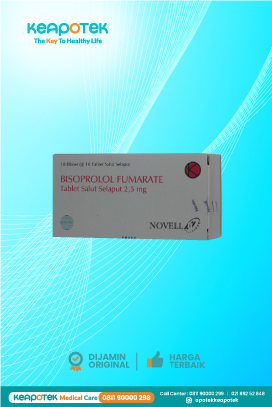 Bisoprolol Fumarate Tab 2.5 mg Novell / strip