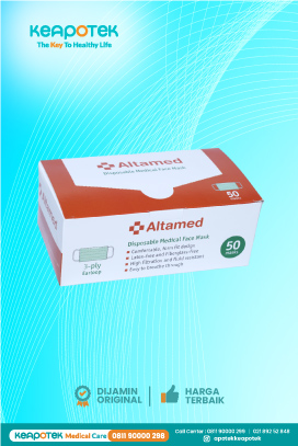 Masker Altamed Earloop Blue