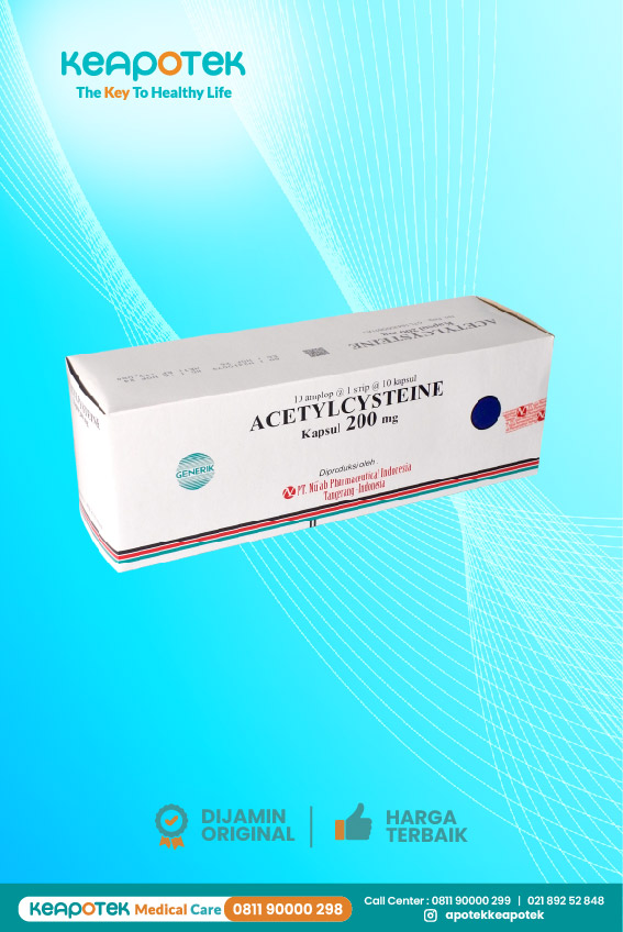 Acetylcysteine 200 mg Nulab 
