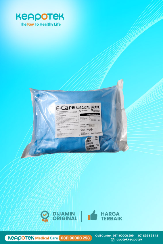 Surgical Drape Gynaecology Set with Gown Size L E-
