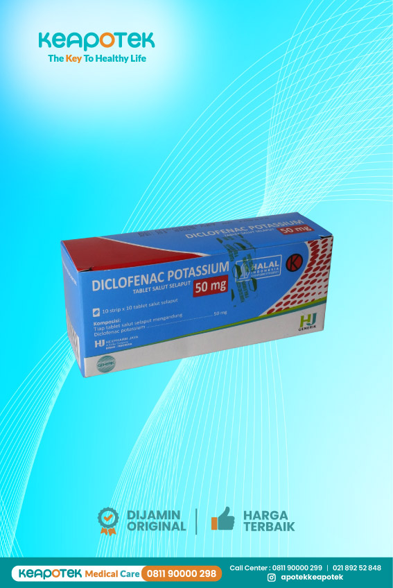 Diclofenac potasium 50 mg Hexpharm