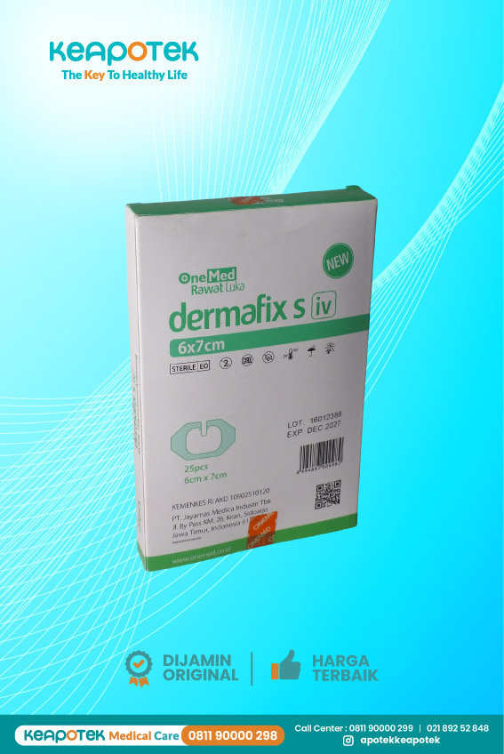 Dermafix S iv 6 x 7 cm (25 pcs)