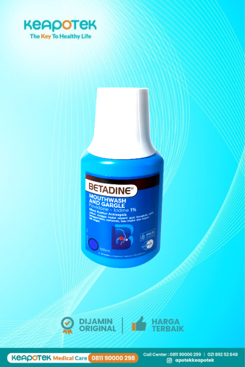 Betadine Mouthwash and Gargle 100 ml