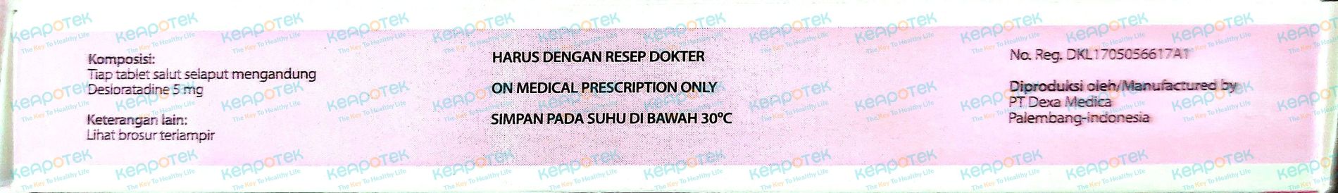 Deslotine Tablet - keapotek