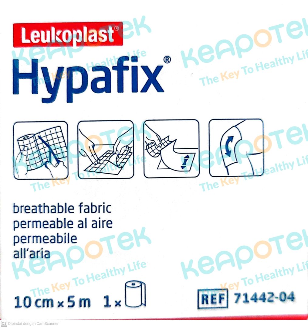 Hypafix Leukoplast 10cm x 5m - keapotek