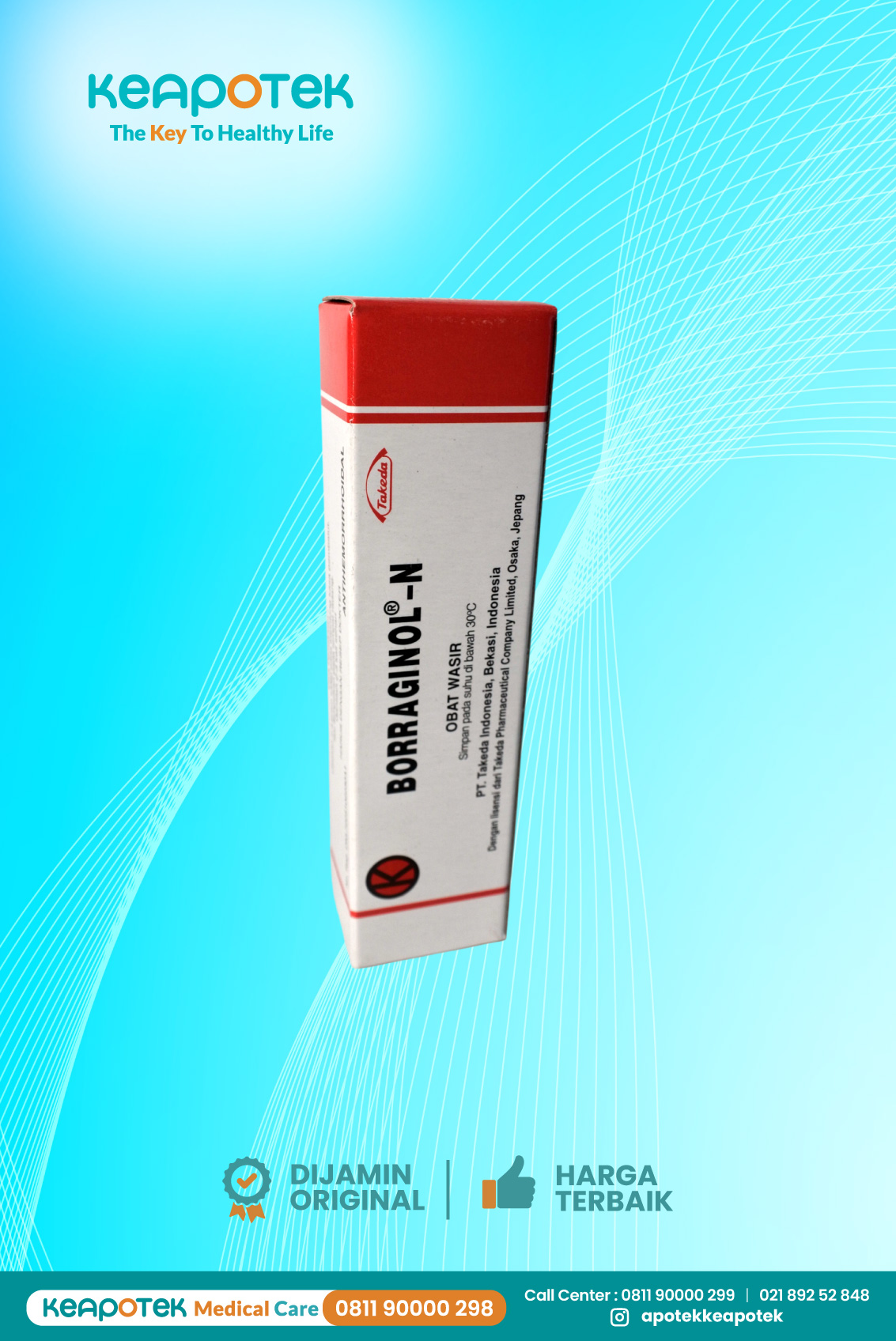 Borraginol-N salep 15 gram