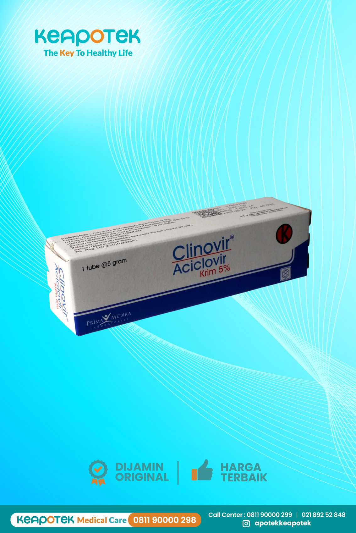 Clinovir Cream 5g (pml)