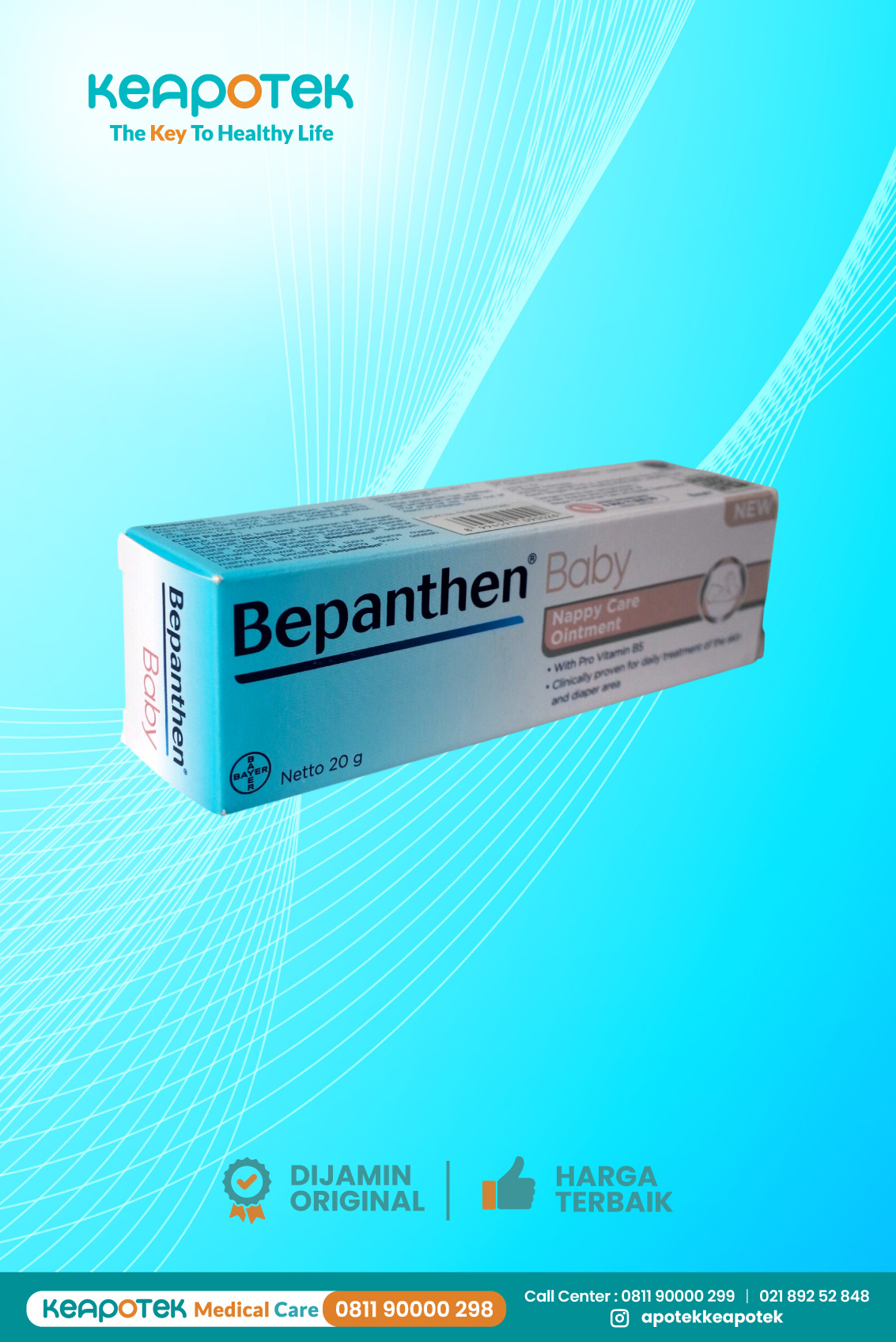 Bephanten Baby Nappy Ointment 20 gr