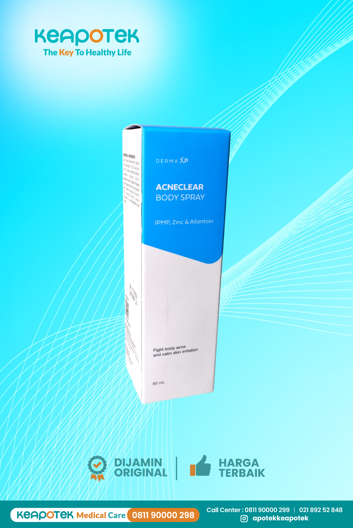 AcneClear Body Spray 60 ml
