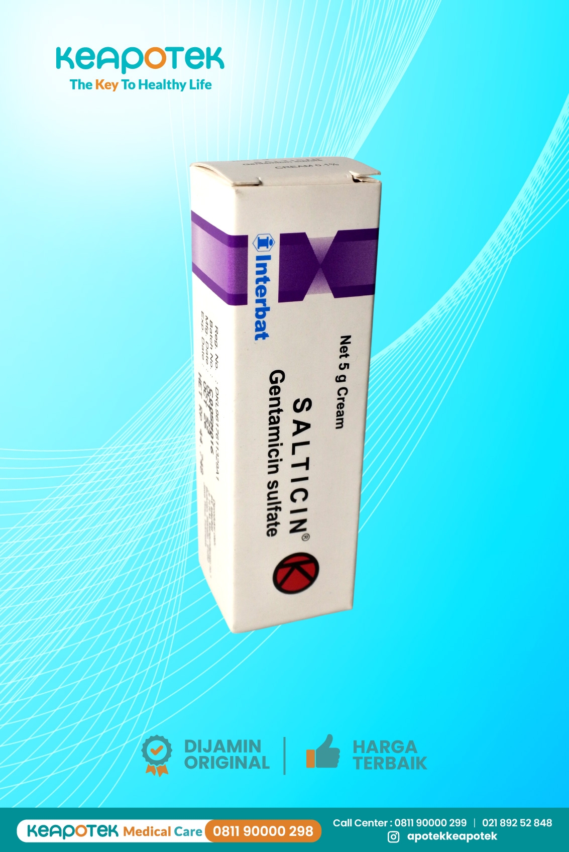 Salticin Cream 5 gr