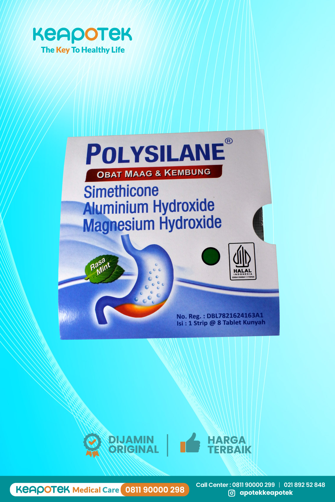 Polysilane Tablet Kunyah