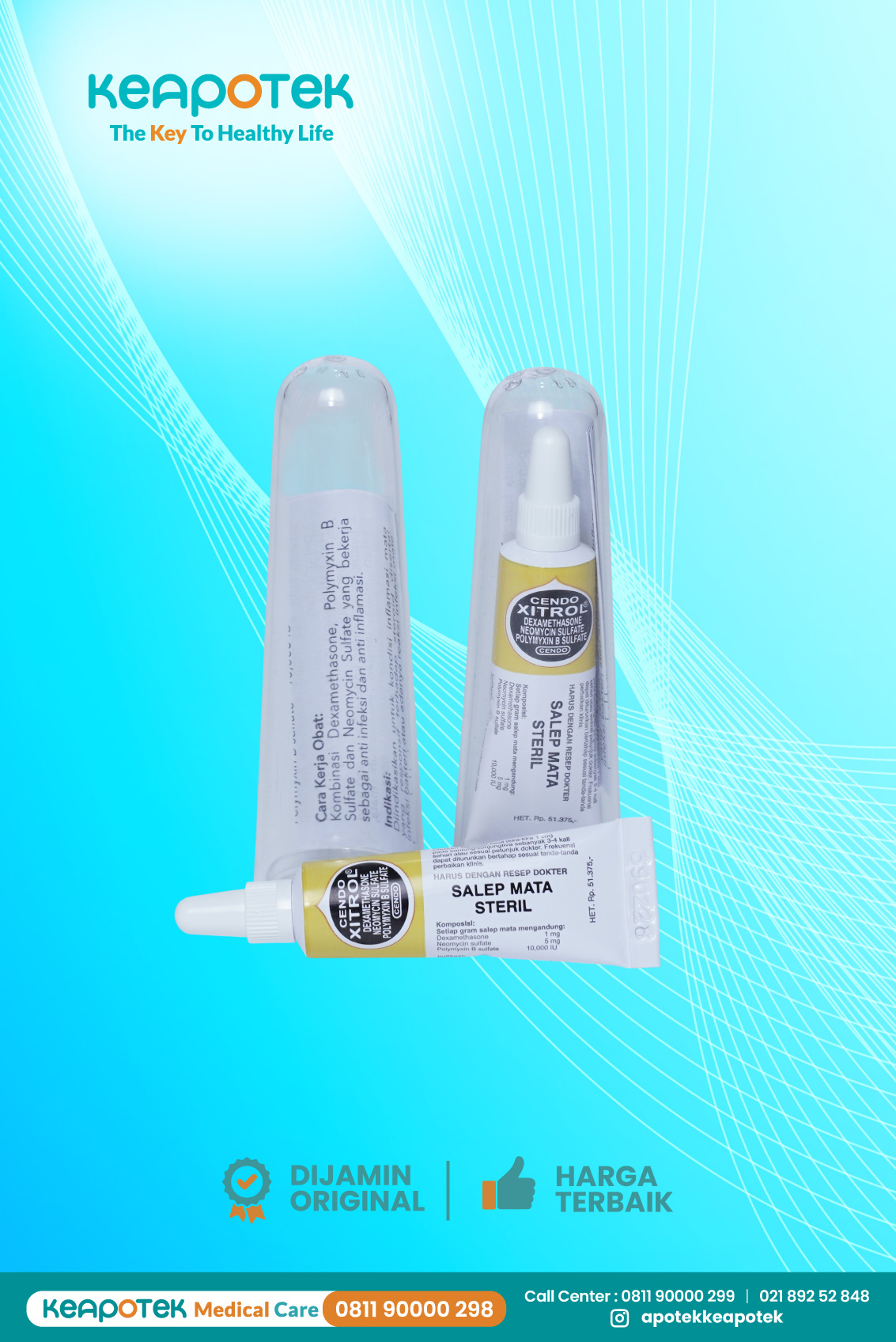 Cendo Xitrol Eye Ointment 3,5gr