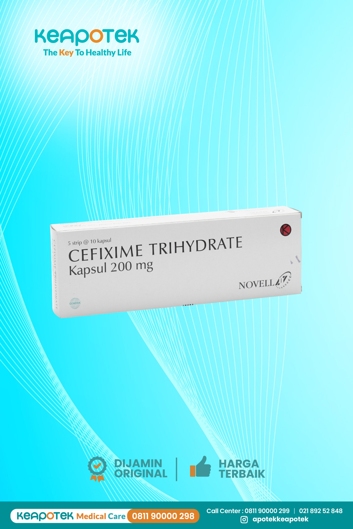 Cefixime 200 mg Novell 
