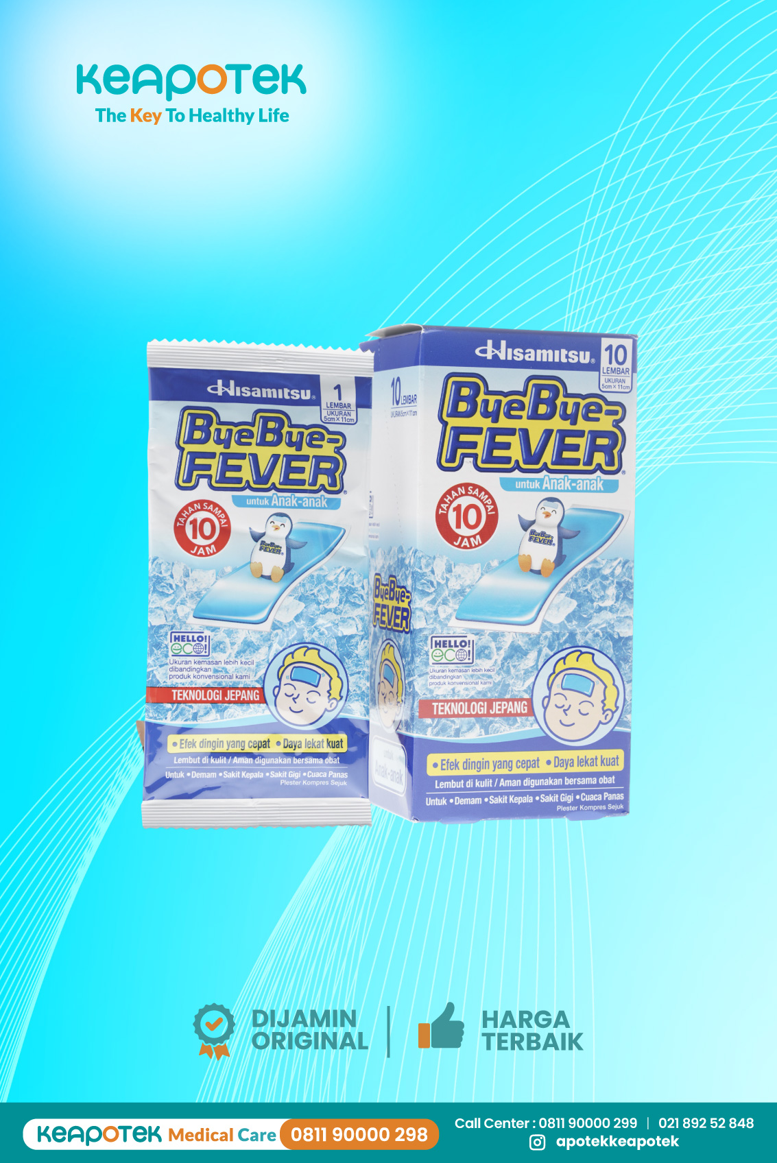 Bye Bye Fever For Child Kompres