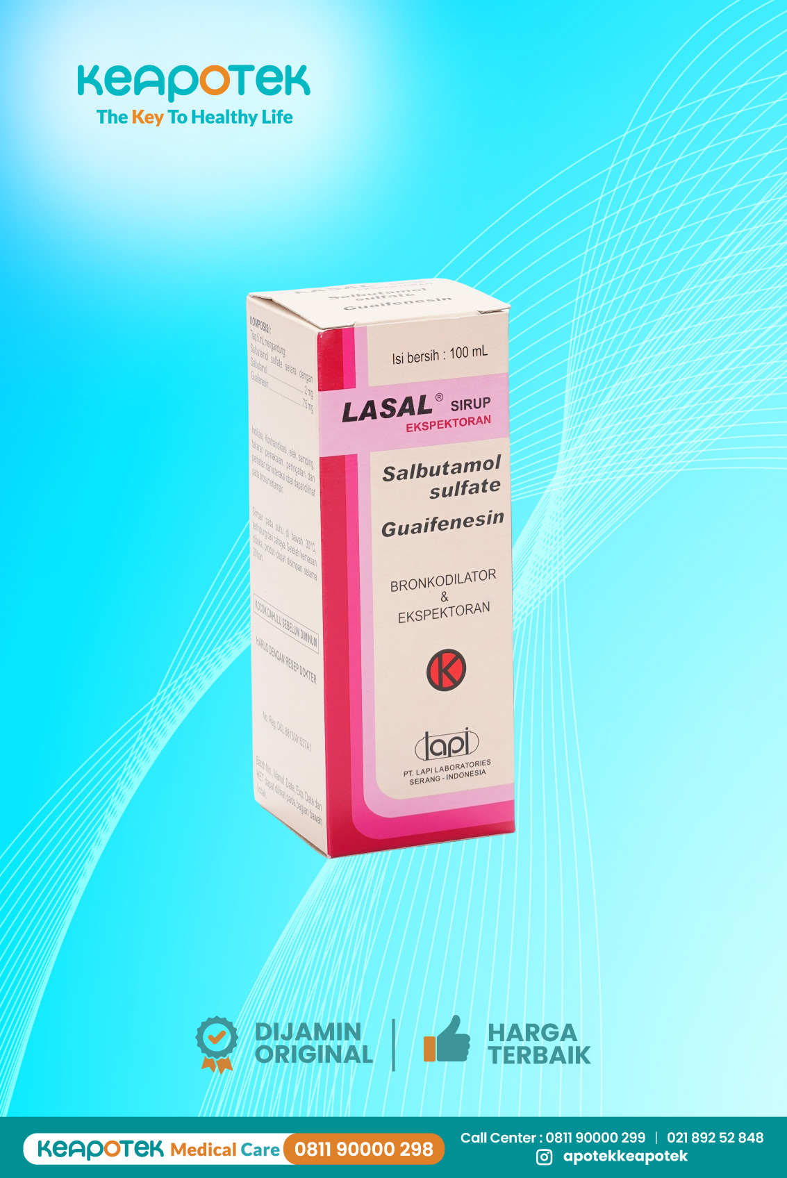 Lasal Exp - Sirup 2 mg