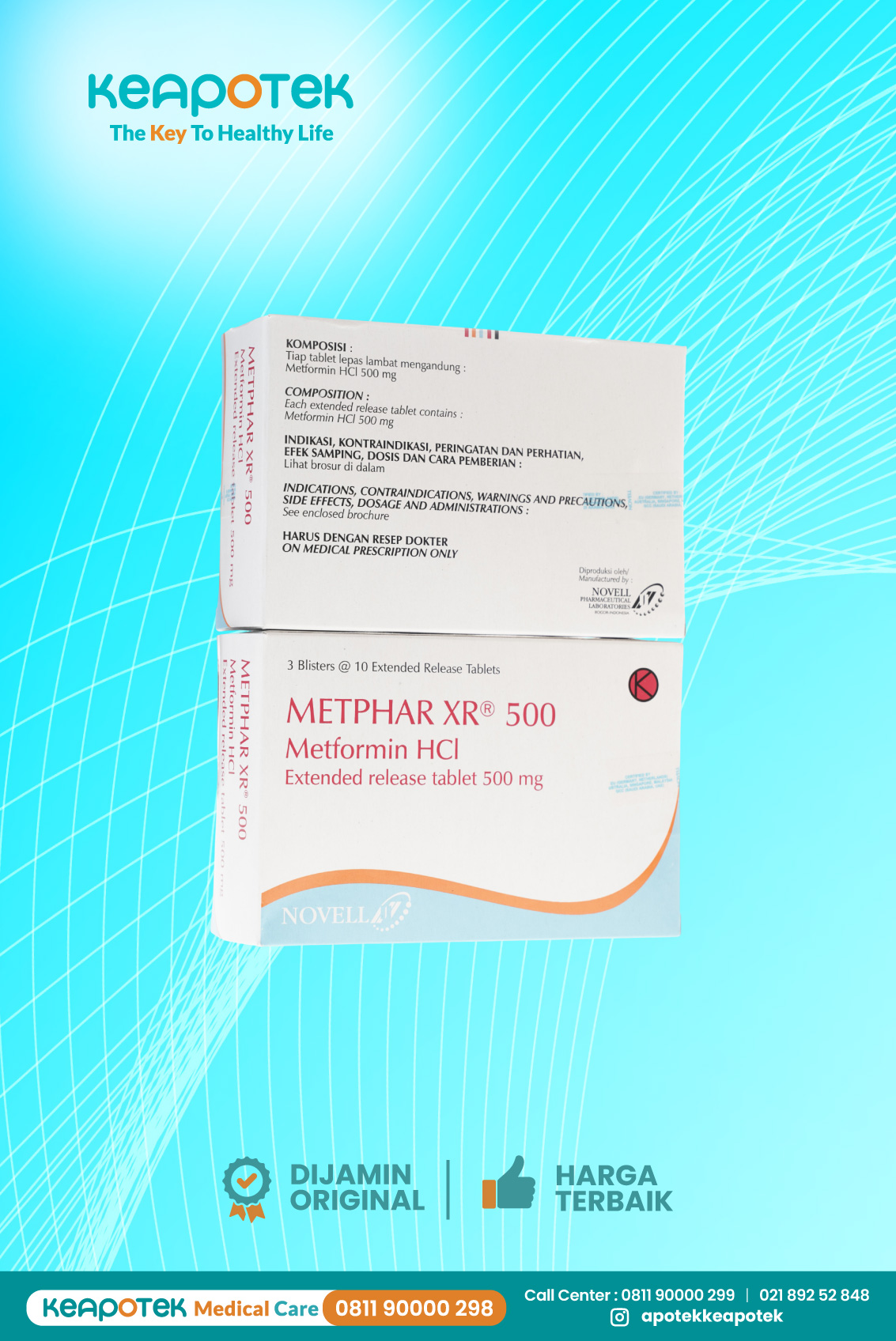 Metphar Xr 500 mg 