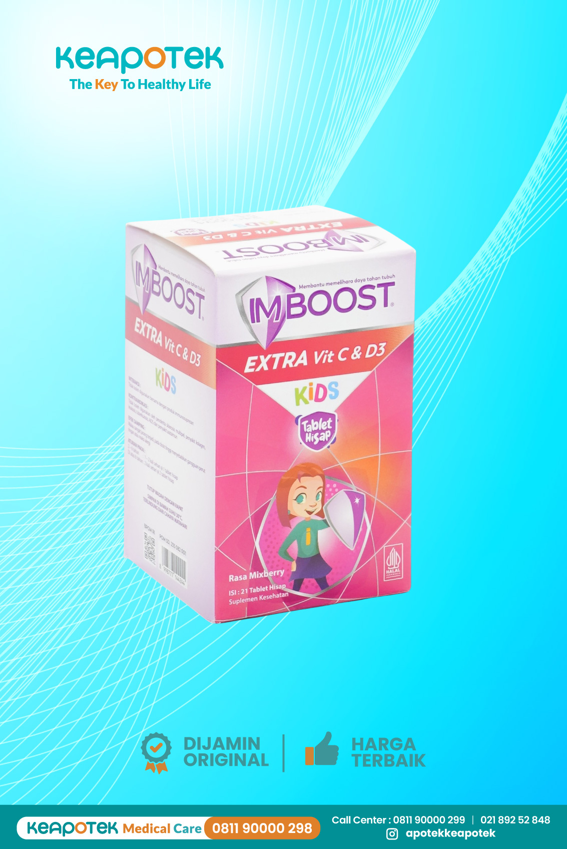 Imboost Kids Extra Vit C & Vit D3