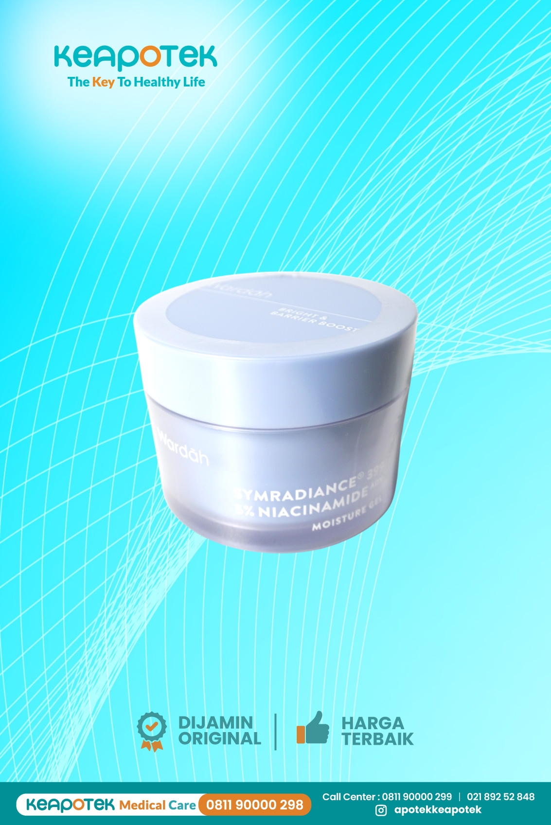 Wardah Bright & Barrier Boost Moisture Gel
