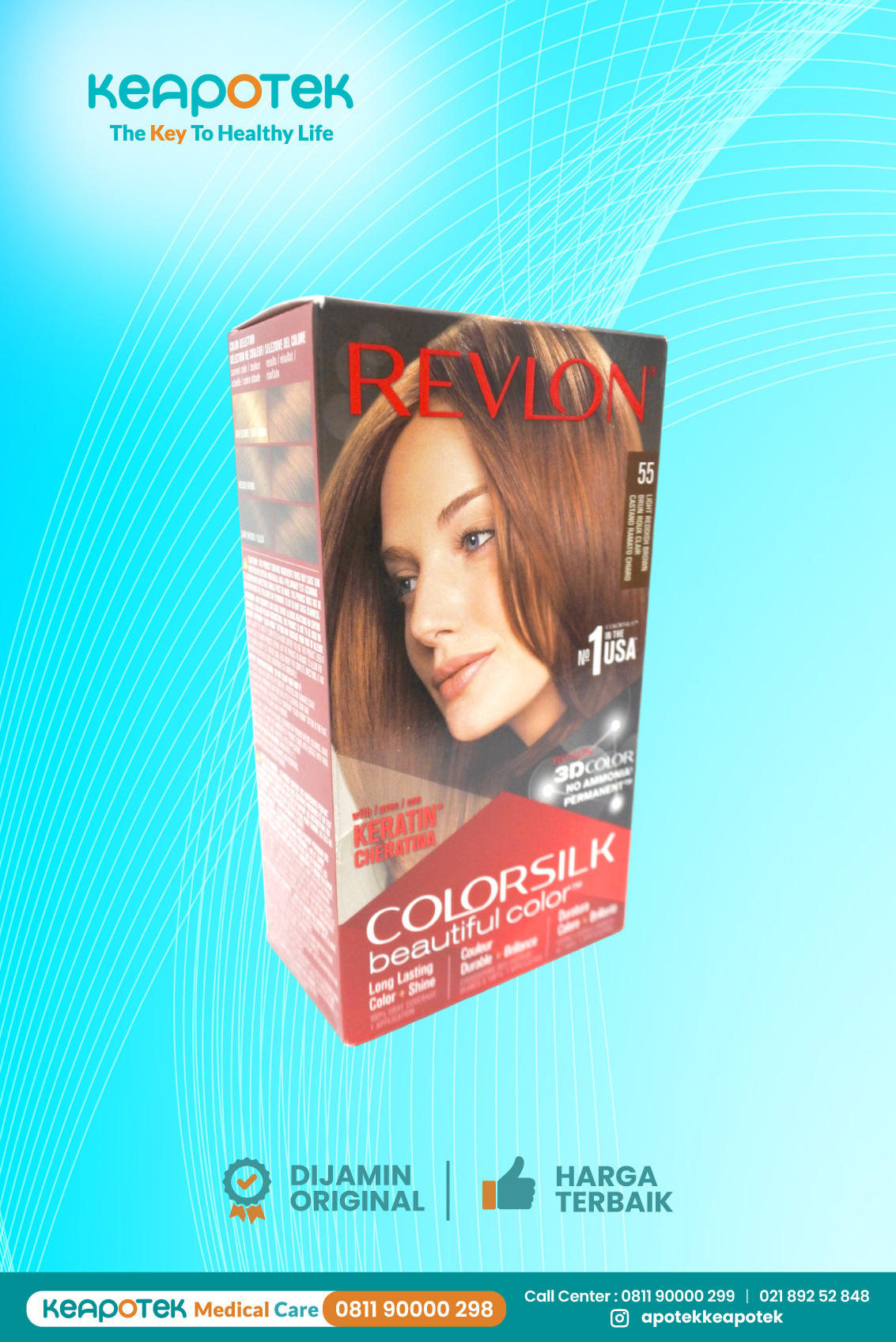 Revlon Colorsilk Beautiful Color Shade 55