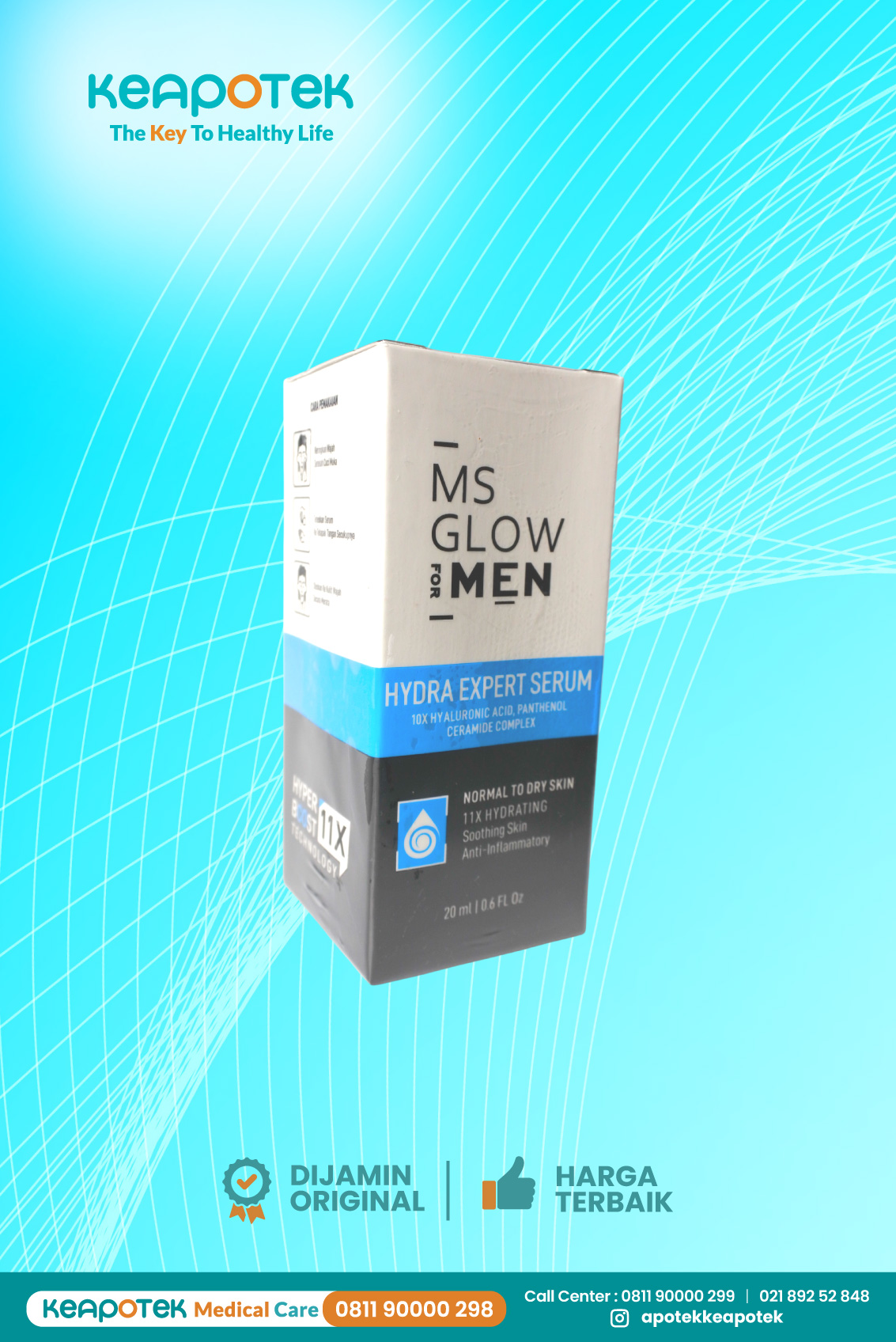 MS Glow For Men Hydra Expert Serum 20 mL