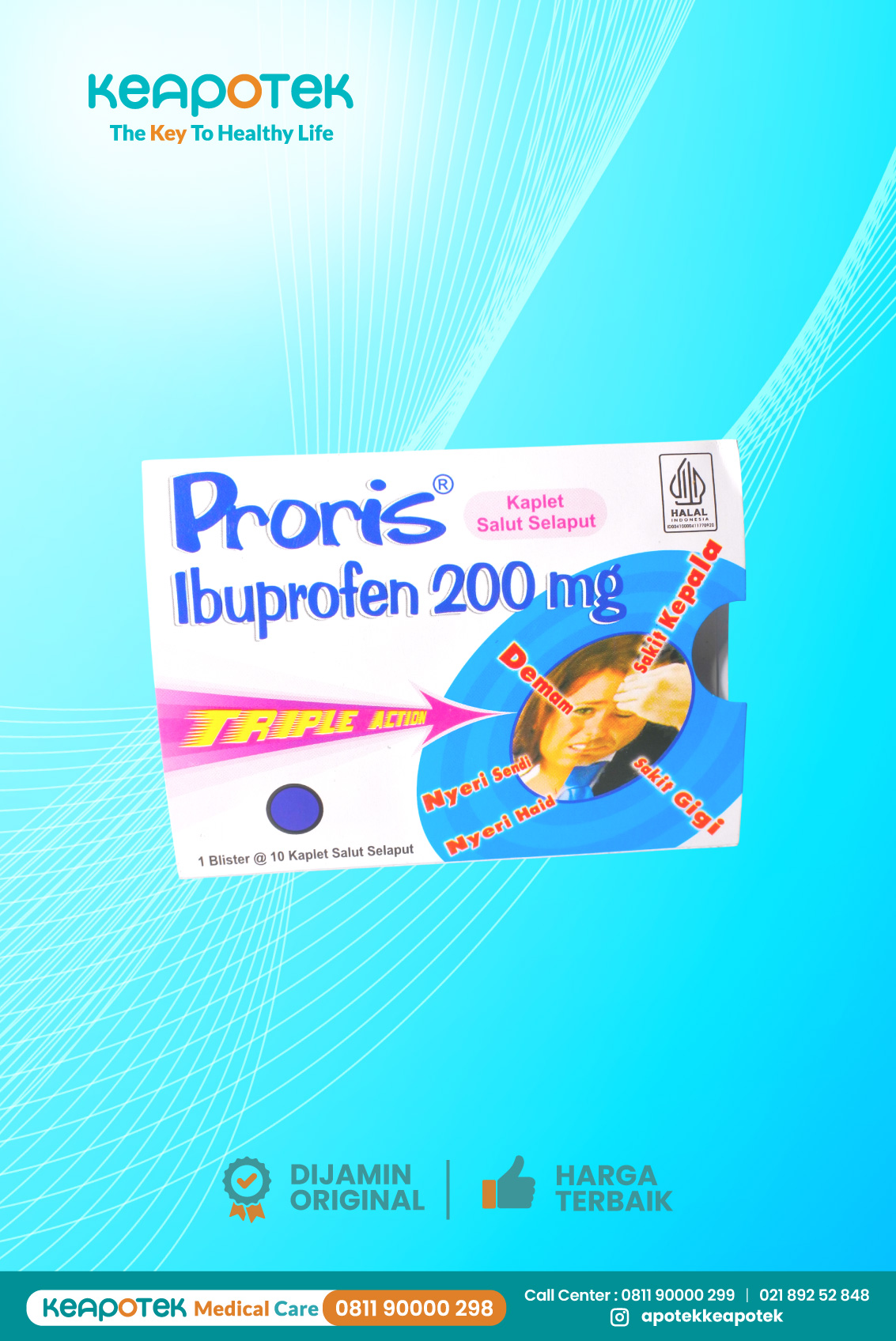 Proris 200 mg Triple Action 