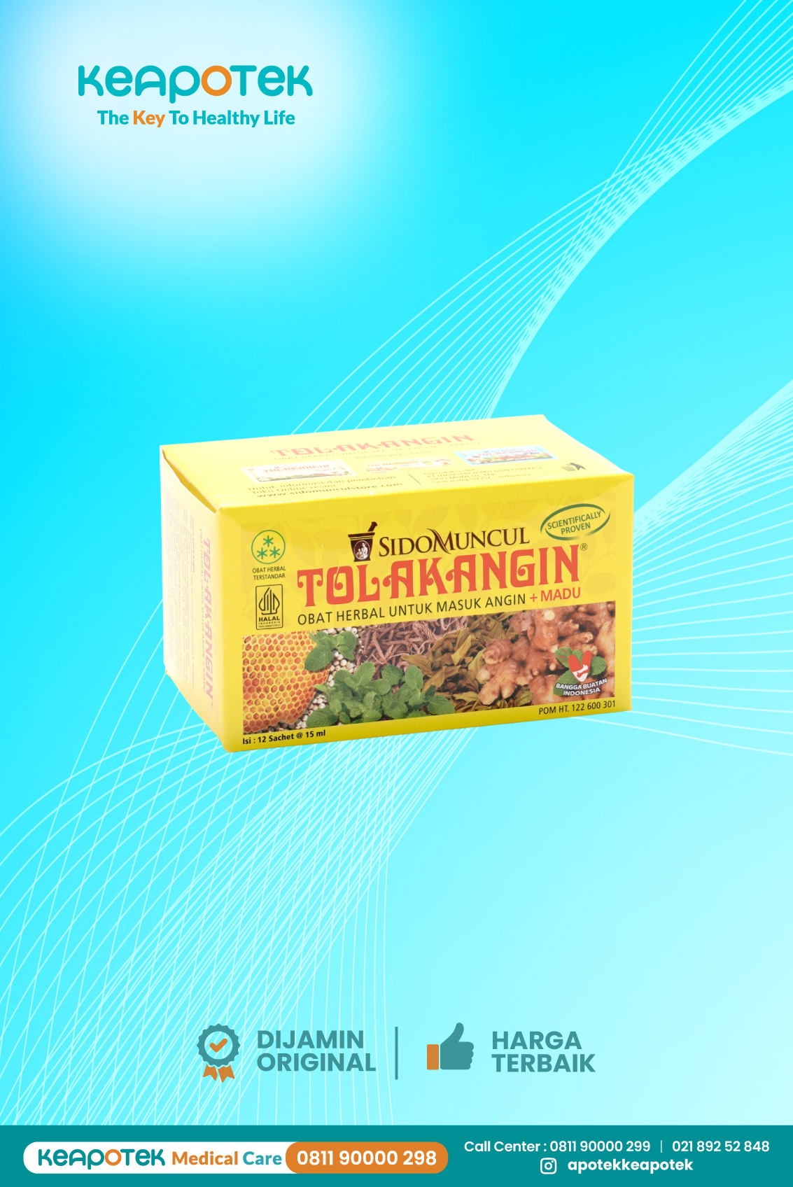 Tolak Angin + madu 15mL