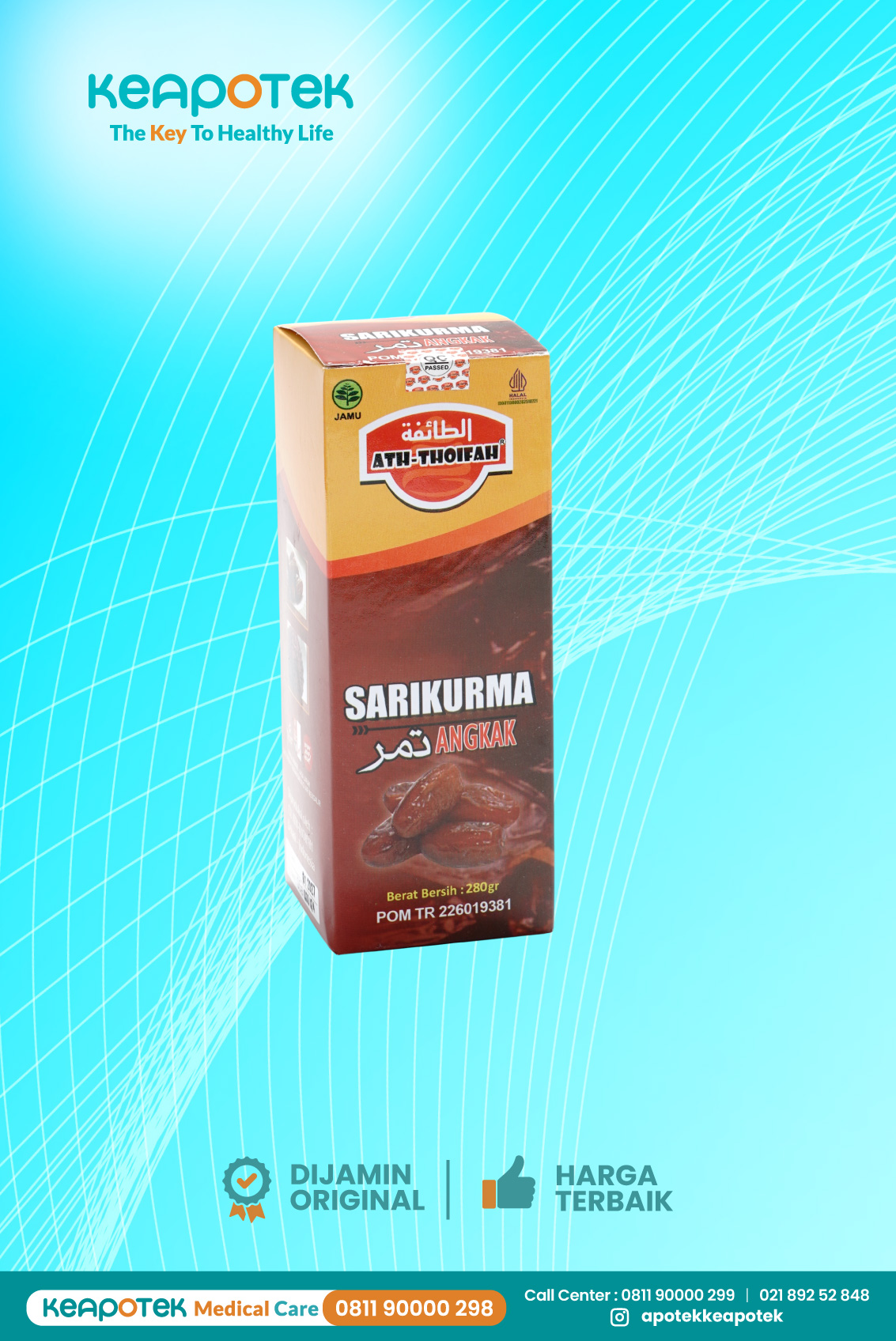 Madu Sarikurma Angkak 280 gr