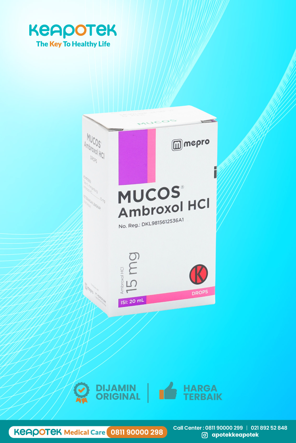 Mucos 20 mg Drops
