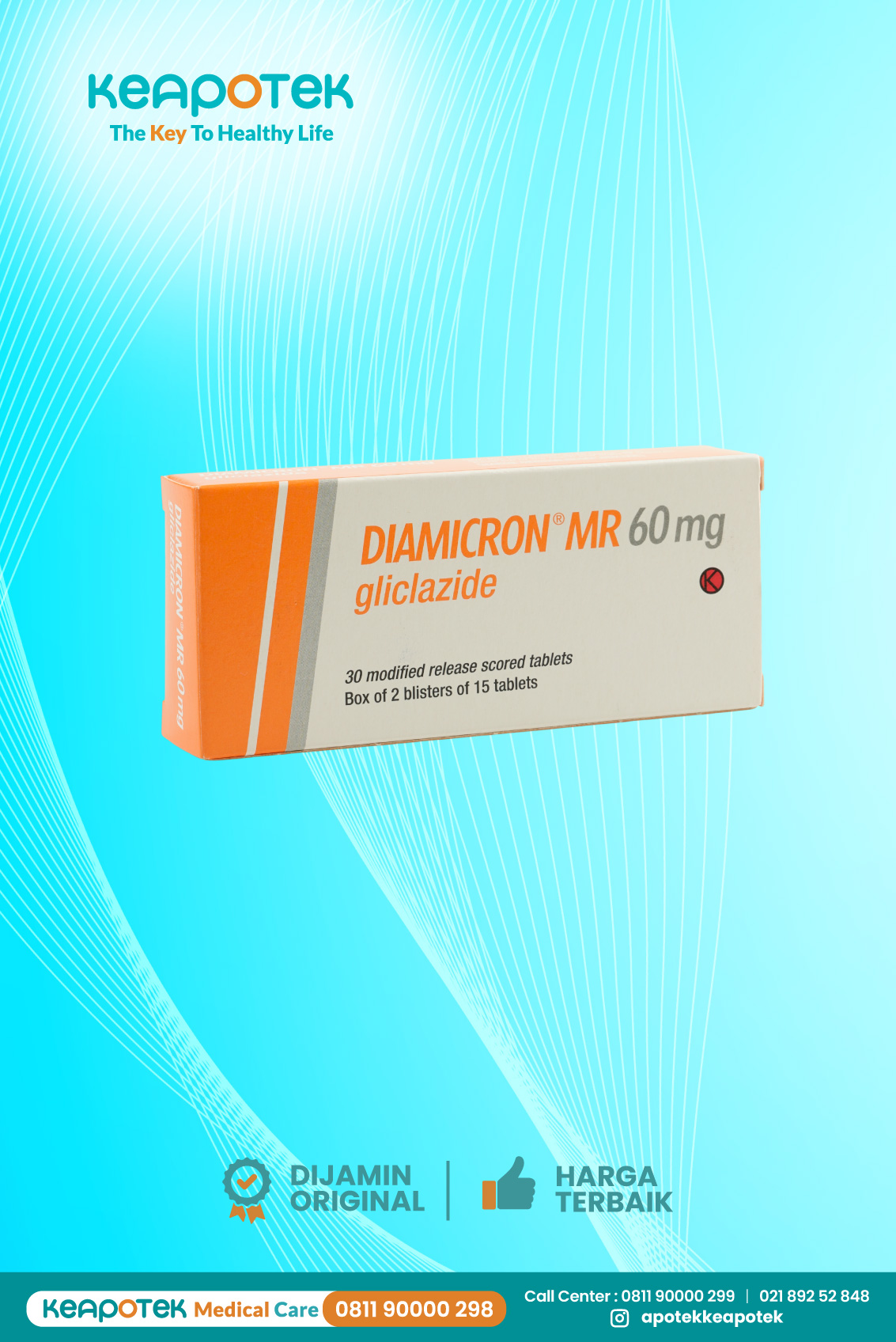 Diamicron Mr 60 mg