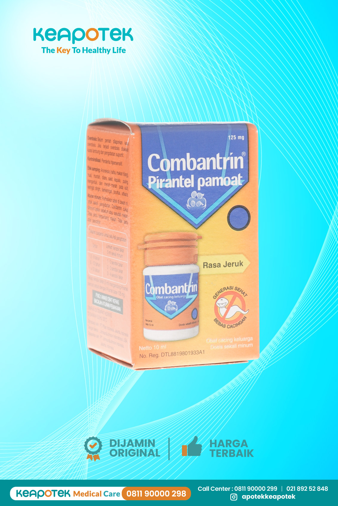 Combantrin Jeruk Suspensi