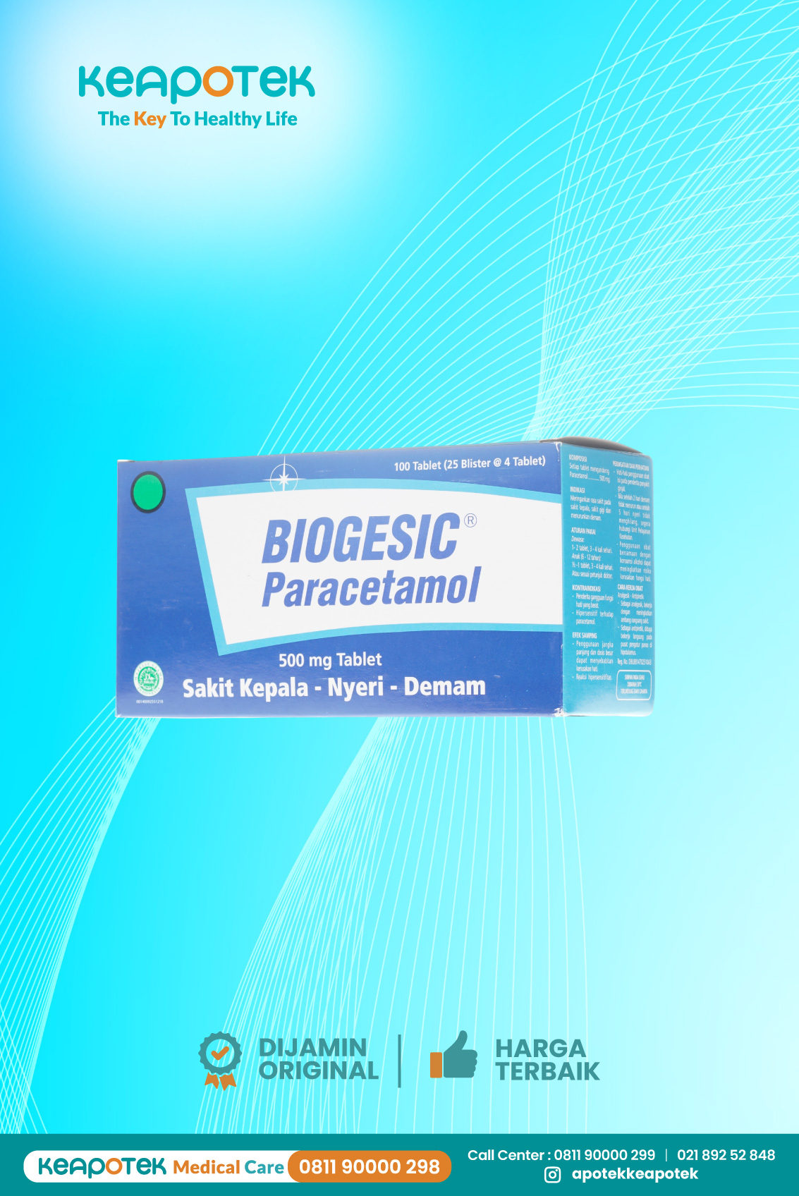 Biogesic 500 mg / strip 