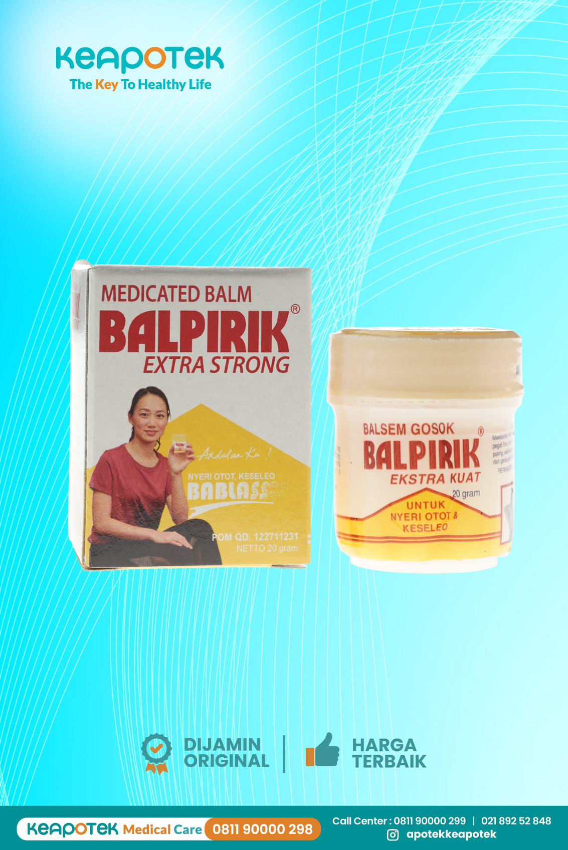 Balpirik Extra Kuat Kuning 20 gr