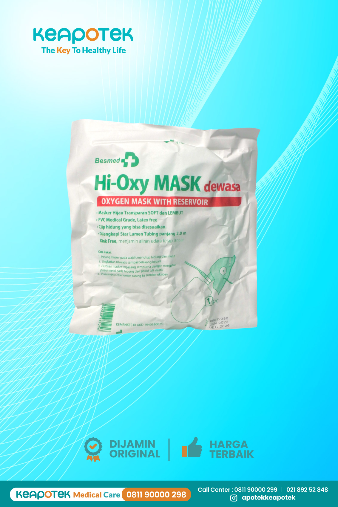 Hi-Oxy Mask Dewasa
