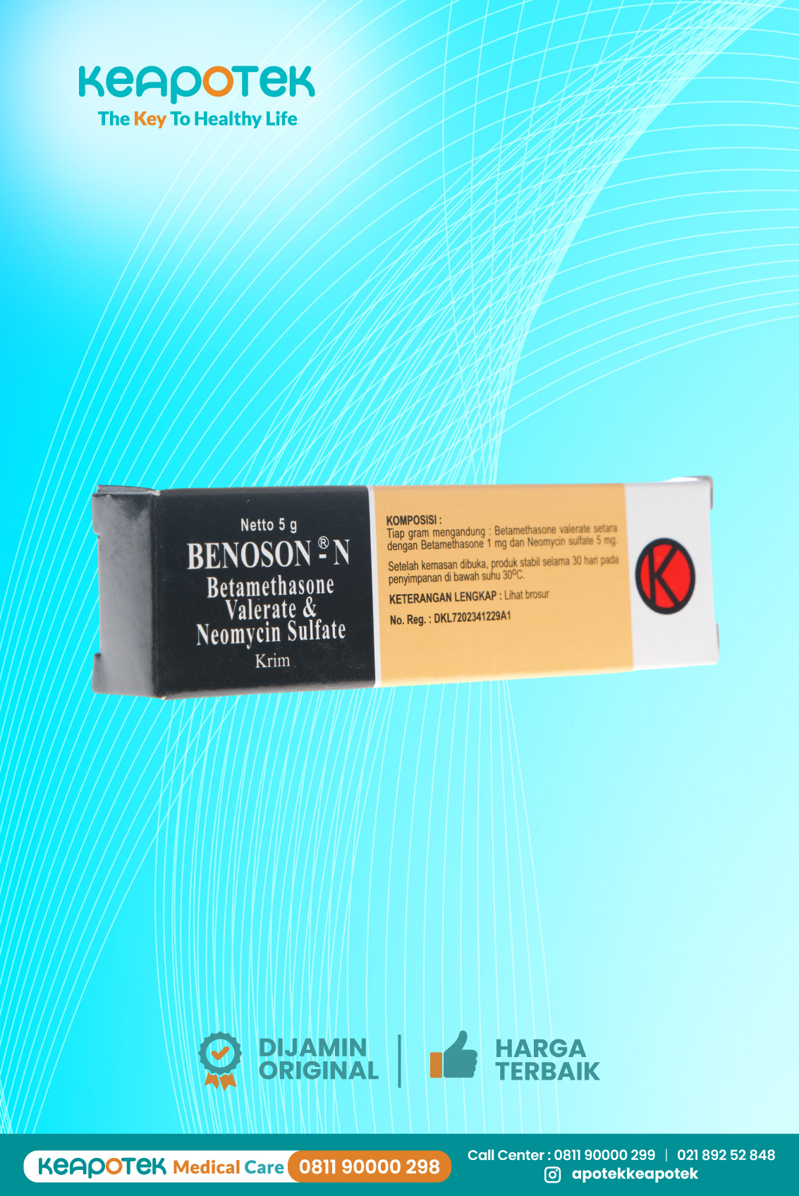 Benoson - N cream 5 gr