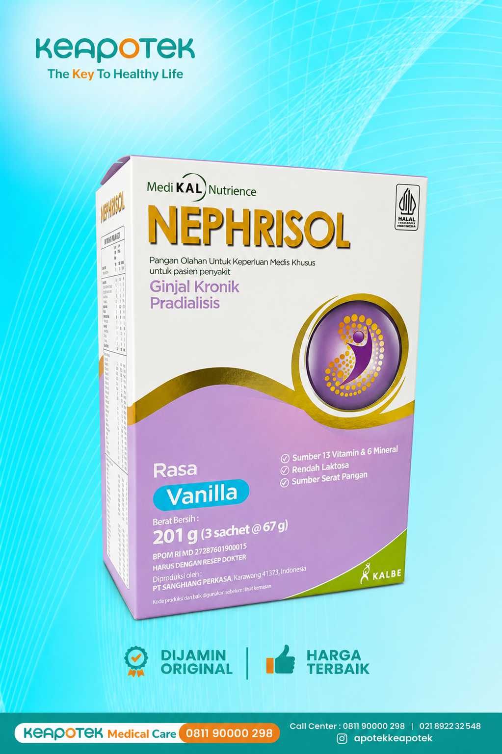 Nephrisol Vanilla 201 gr