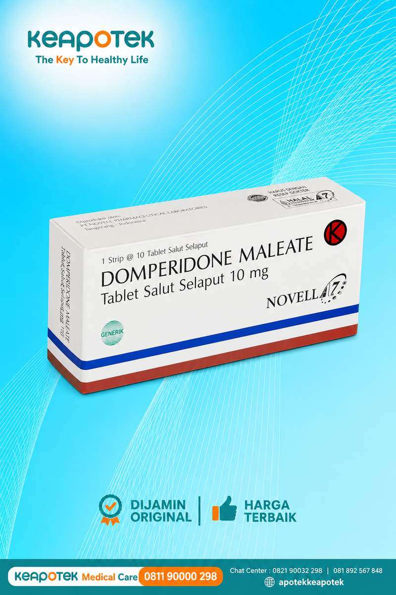 Domperidone Maleate 10 mg Novell