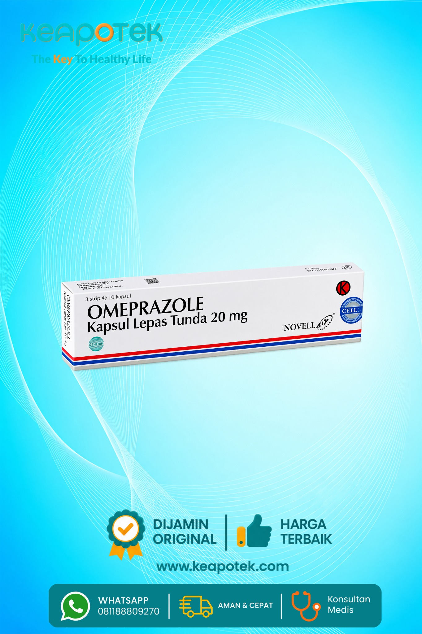 Omeprazole 20 mg Nulab 