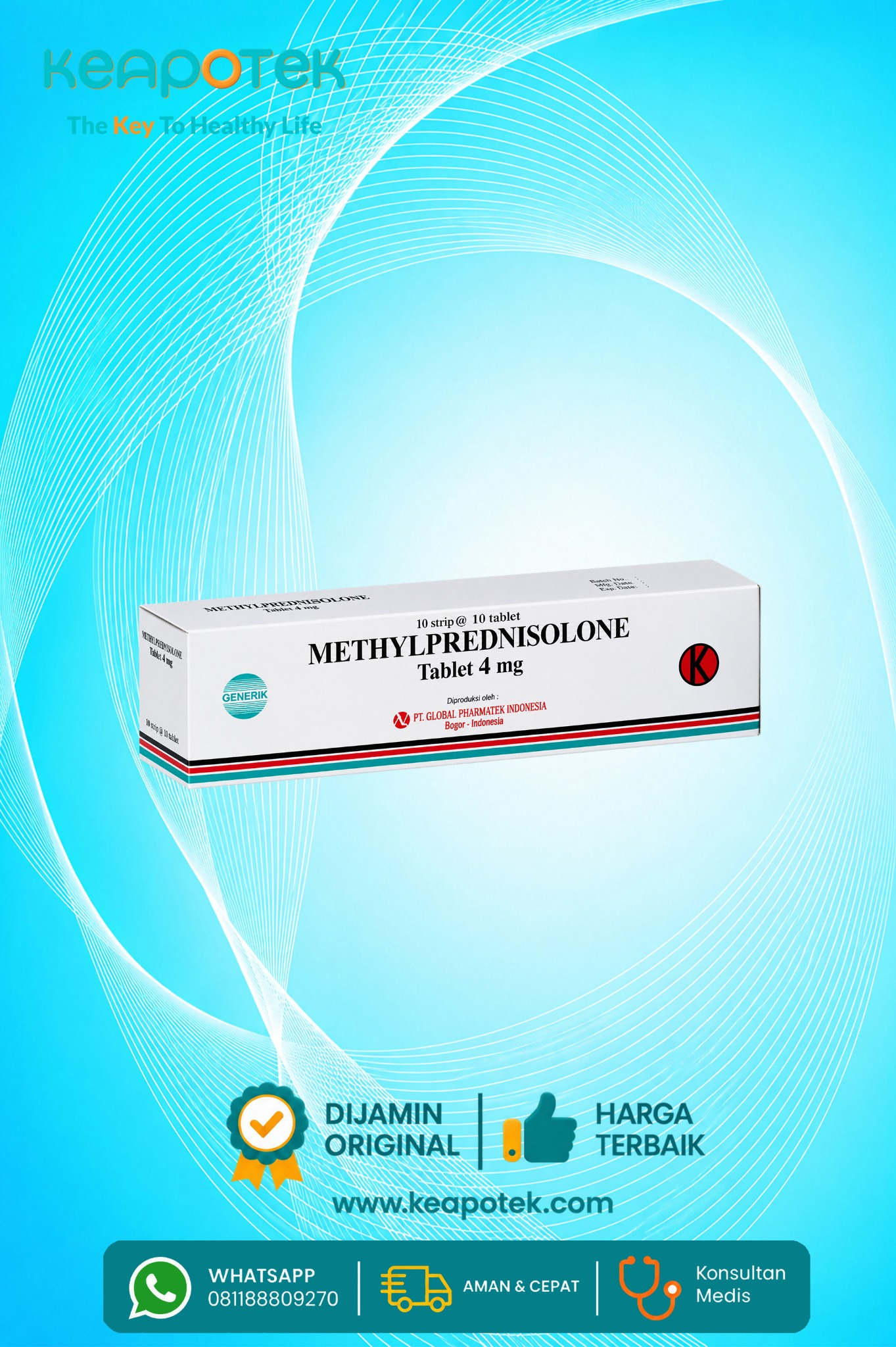 Methylprednisolone 4 mg_keapotek.com