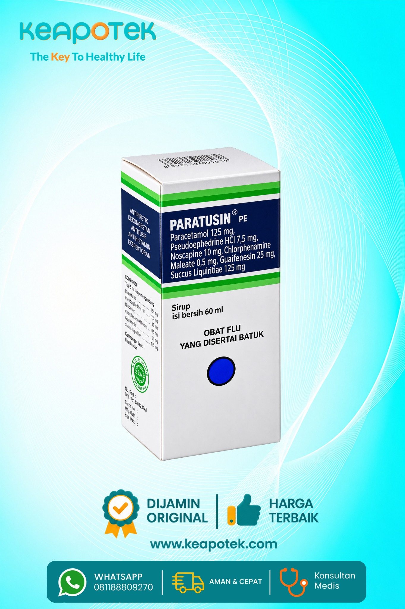 Paratusin Sirup 60 ml