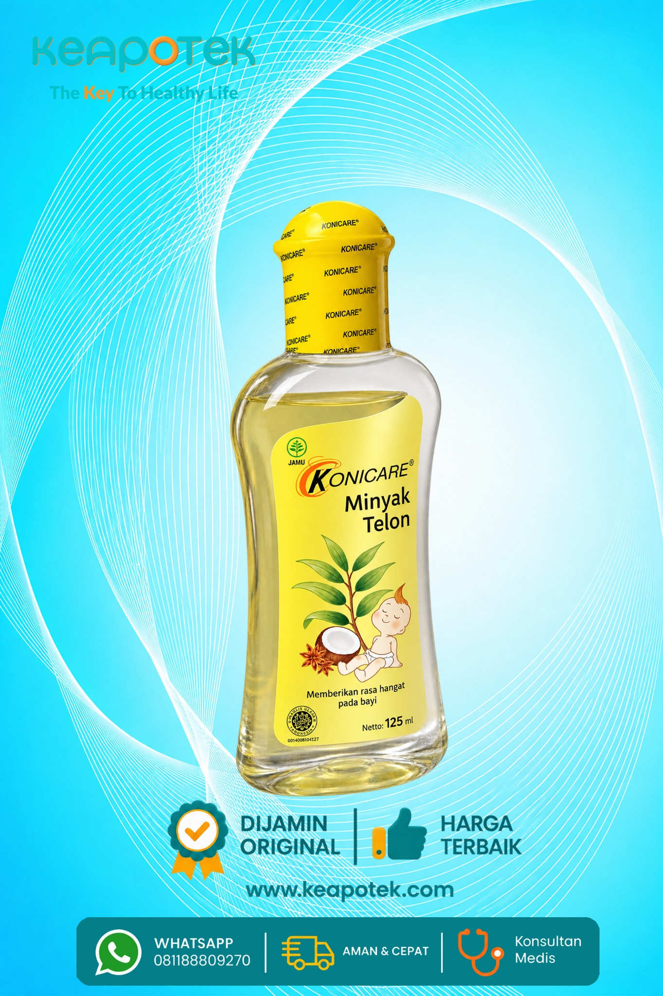 Konicare Minyak Telon 125 ml-Keapotek
