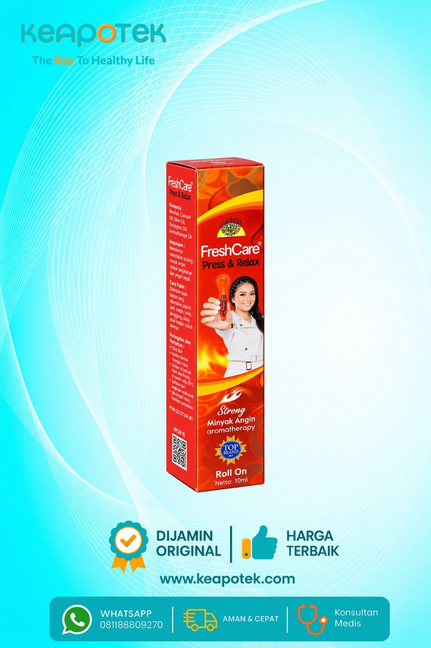 Freshcare Press & Relax Hot Strong