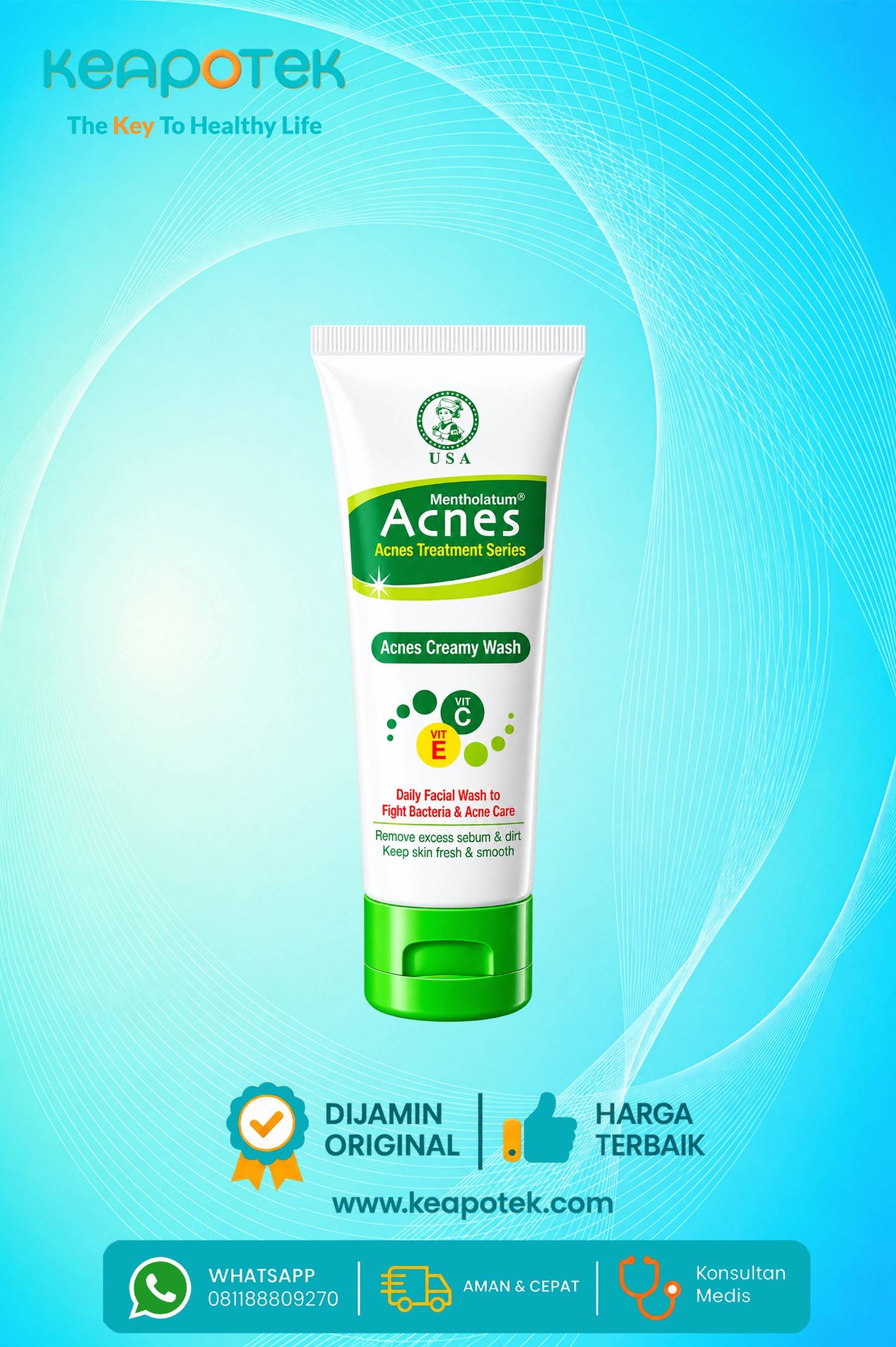 Acnes_Creamy_Wash_keapotek.com