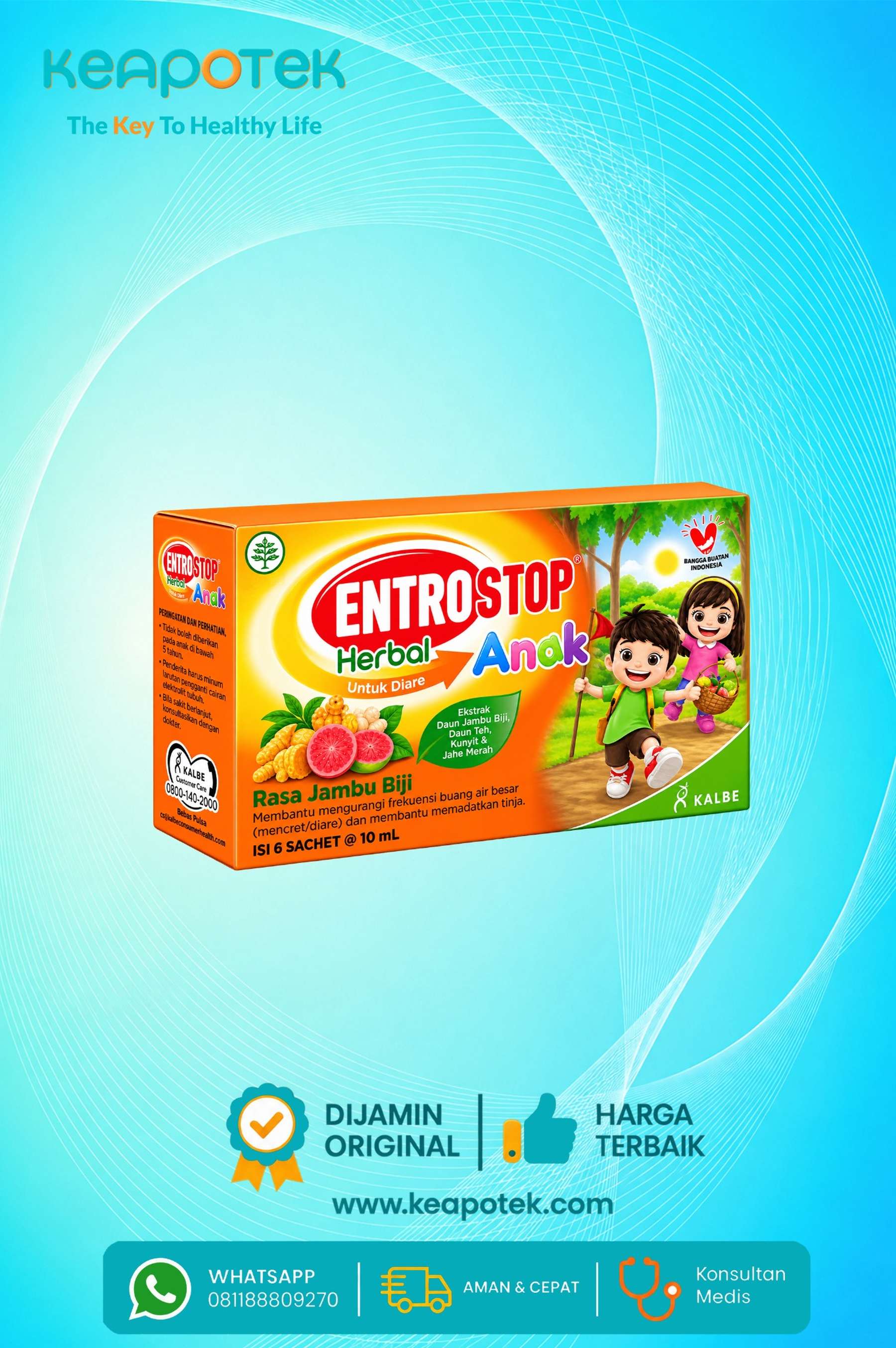 Entrostop Herbal Anak Sachet