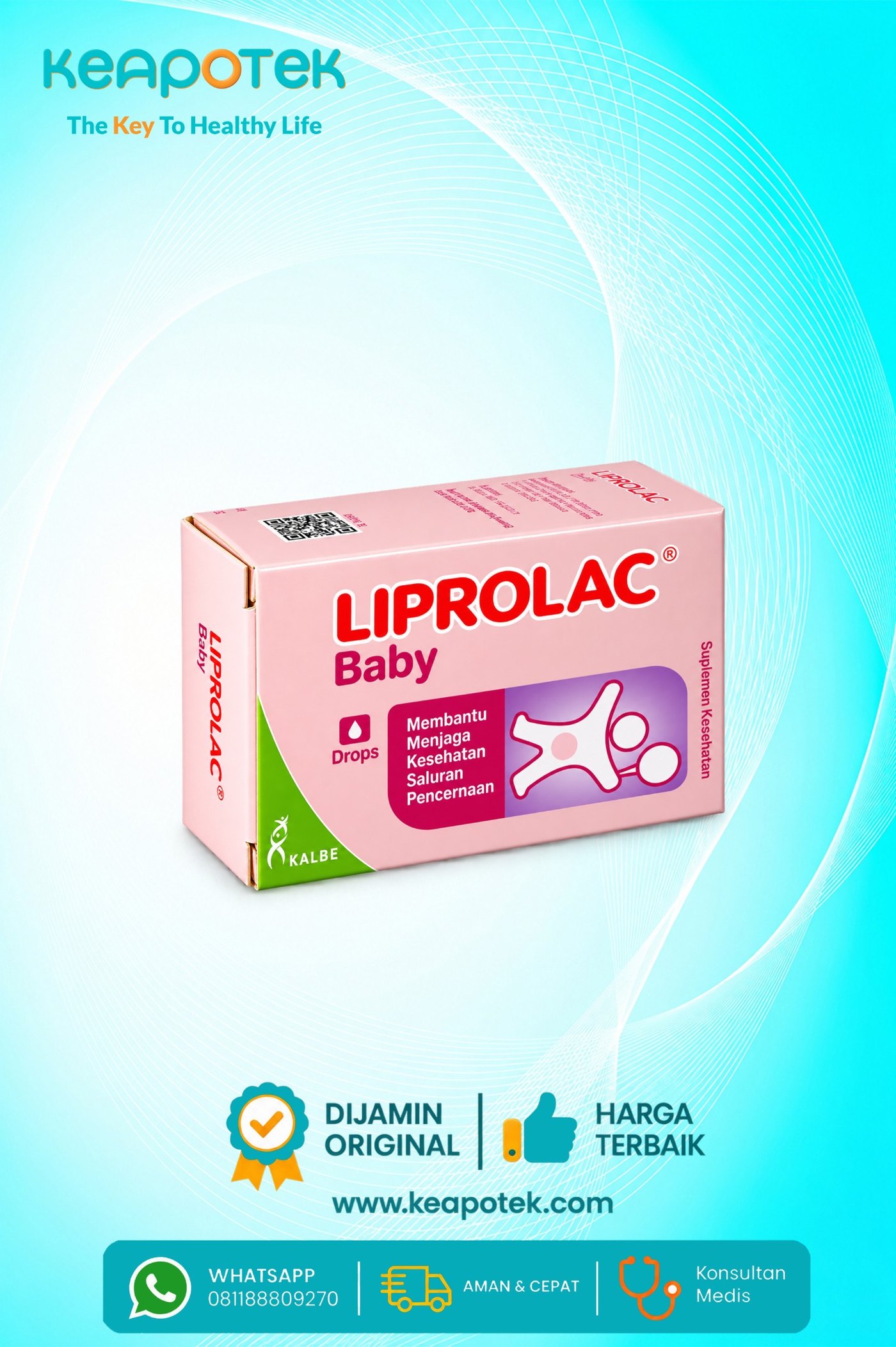 Liprolac Baby Drops 8 ml