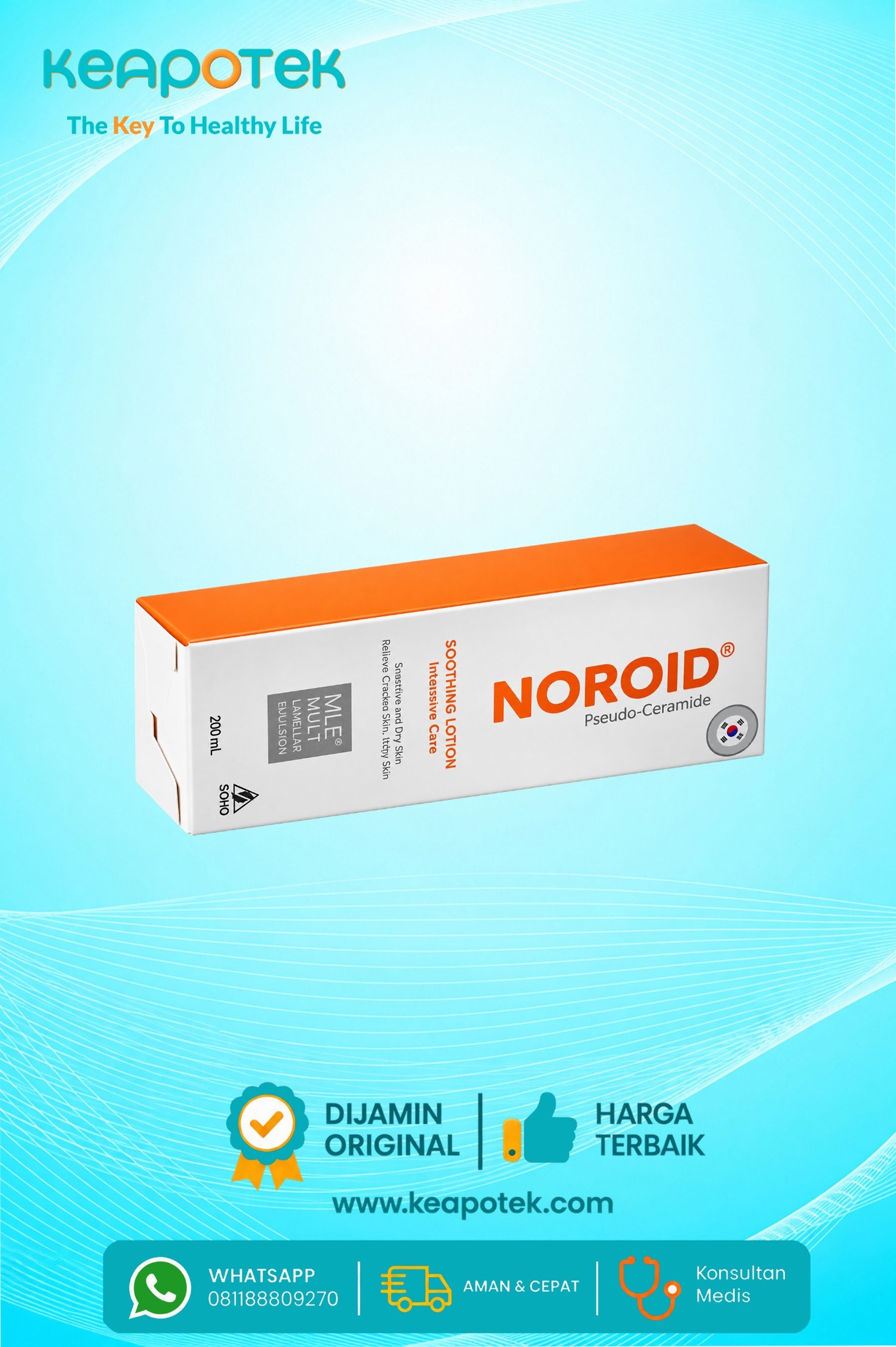 NOROID Soothing Lotion 200 mL-Keapotek