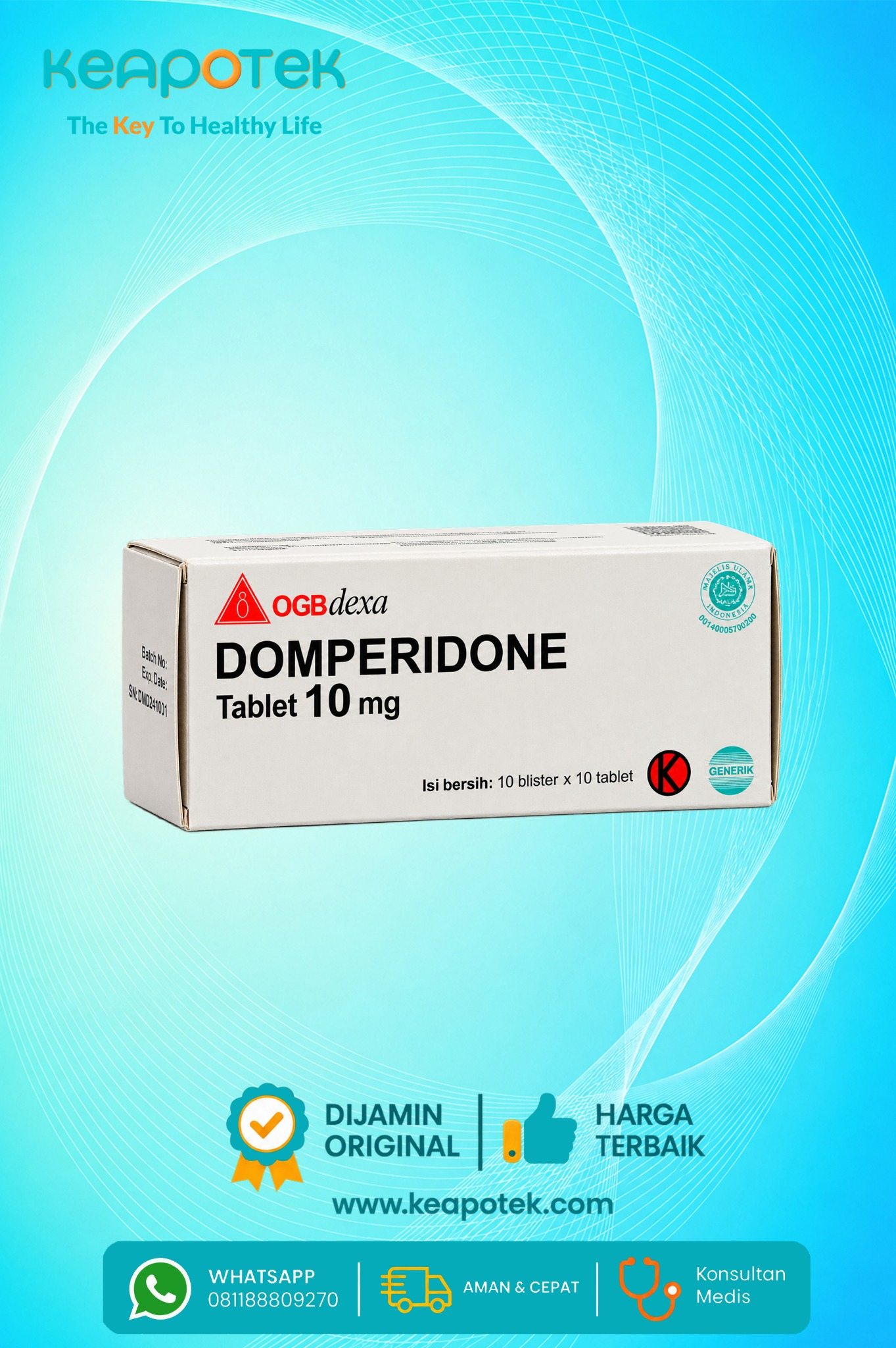 Domperidone 10 mg Dexa